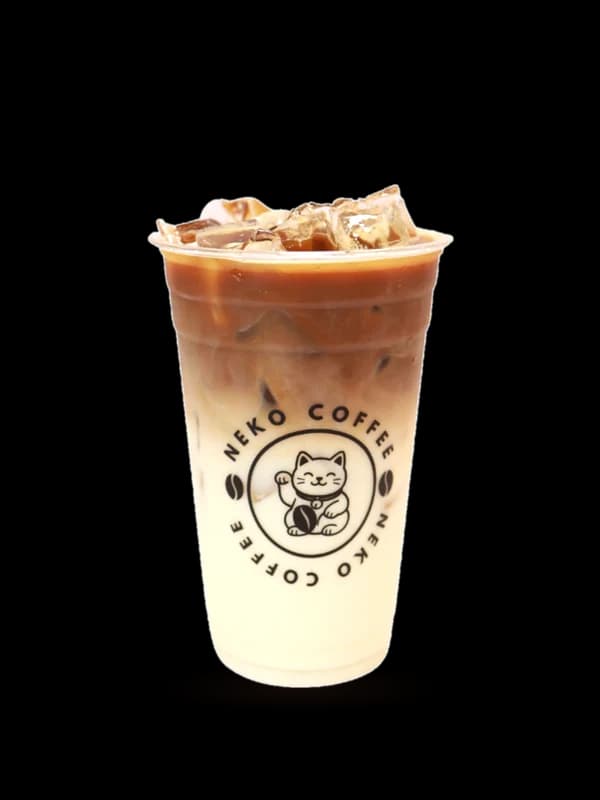 Café Latte in a Neko Coffee cup
