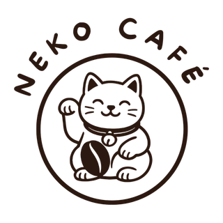 Neko Cafe — lucky cat logo